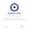 THE ROUND EYE XL| AEGEAN BLUE TASSELS